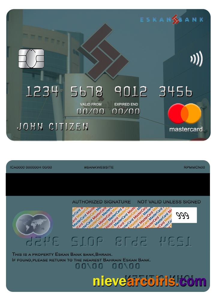 Bahrain Eskan bank, mastercard